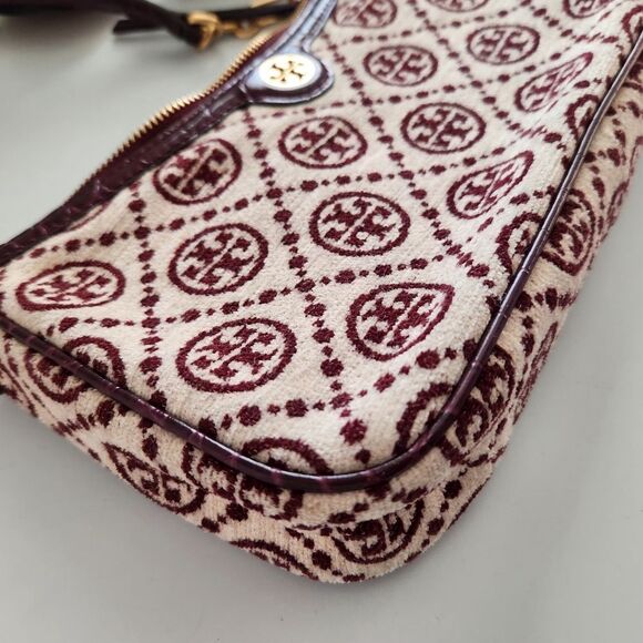 Tory Burch T Monogram Chenille Studio Shoulder Bag - Picture 5 of 11
